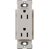 Tamper-Resistant Duplex Receptacle, 15 Amp, White - Super Arbor