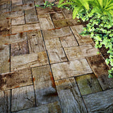 7 in. x 9 in. x 8 ft. Creosote Treated Used Railroad Tie Timber - Super Arbor