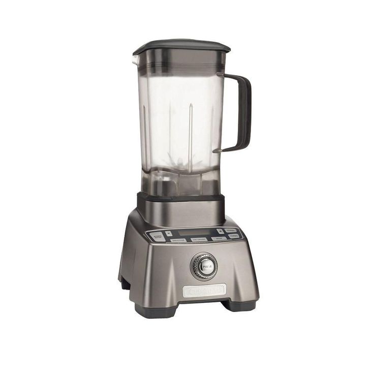 64 oz. 2-Speed Gray with Memory Function Gunmetal Countertop Blender