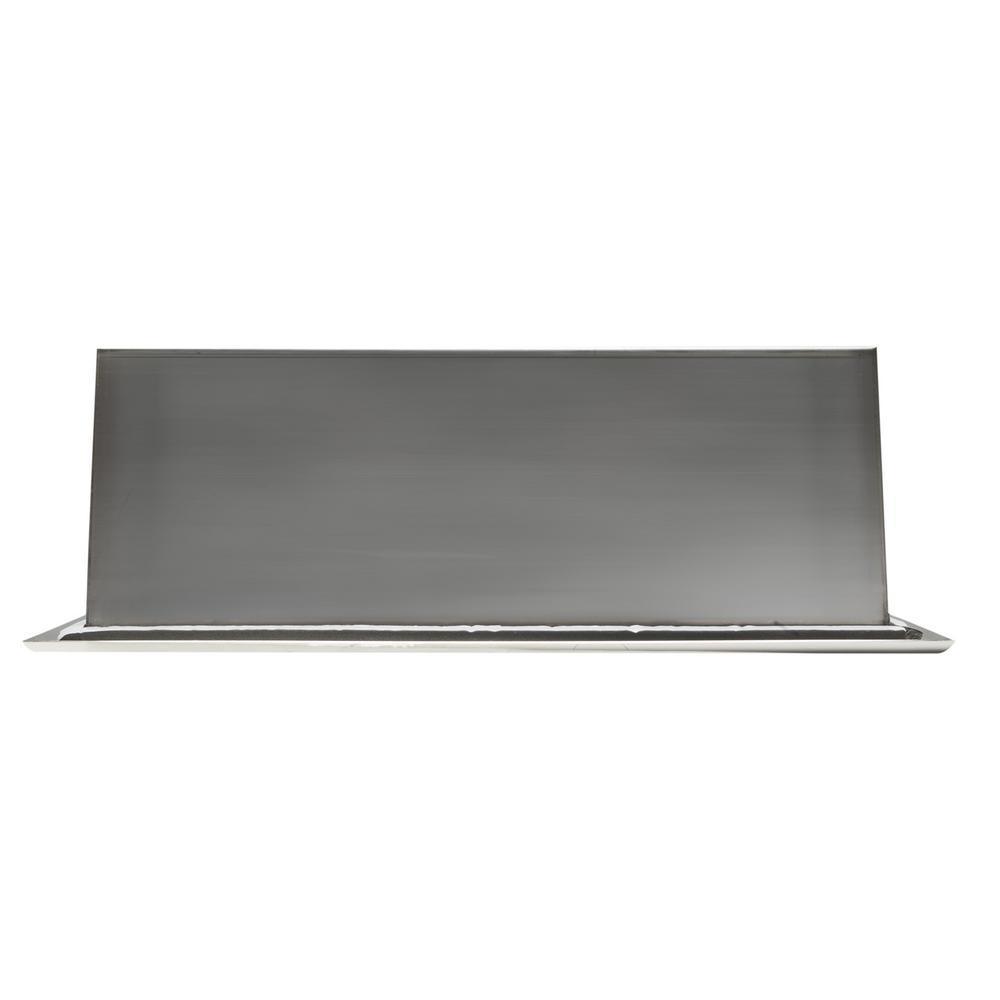 12 in. x 12 in. x 4 in. Niche in Polished Stainless Steel - Super Arbor