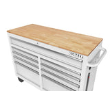 Kobalt 46.1-in L x 37.2-in H 9-Drawers Rolling White Wood Work Bench