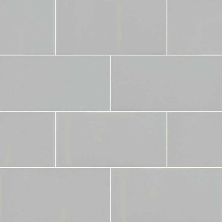 MSI Gray 3 in. x 6 in. Glossy Ceramic Gray Subway Tile (1 sq. ft. / case)