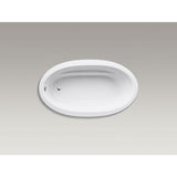 Sunward 6 ft. Reversible Drain Acrylic Soaking Tub in White - Super Arbor