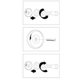 Satin Nickel Spring Door Stop