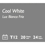 Philips 20-Watt 2 ft. Linear T12 Fluorescent Tube Light Bulb Cool White (4100K)