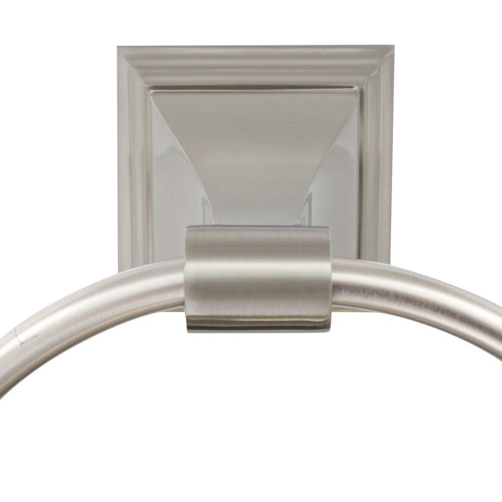 Leonard Collection 4-Piece Bathroom Hardware Kit in Satin Nickel - Super Arbor