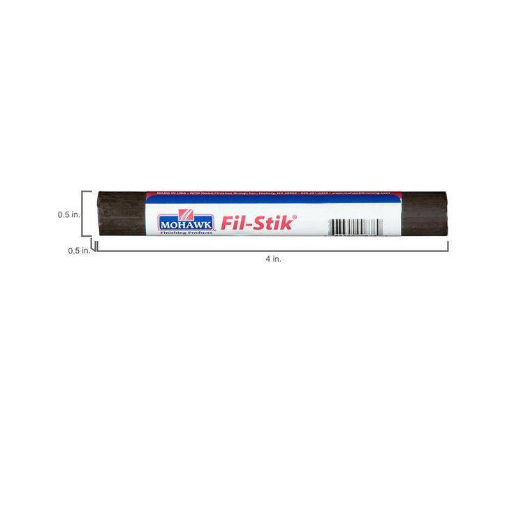 Designer Series 0.5x4x0.5 in. Fill Stick in Espresso