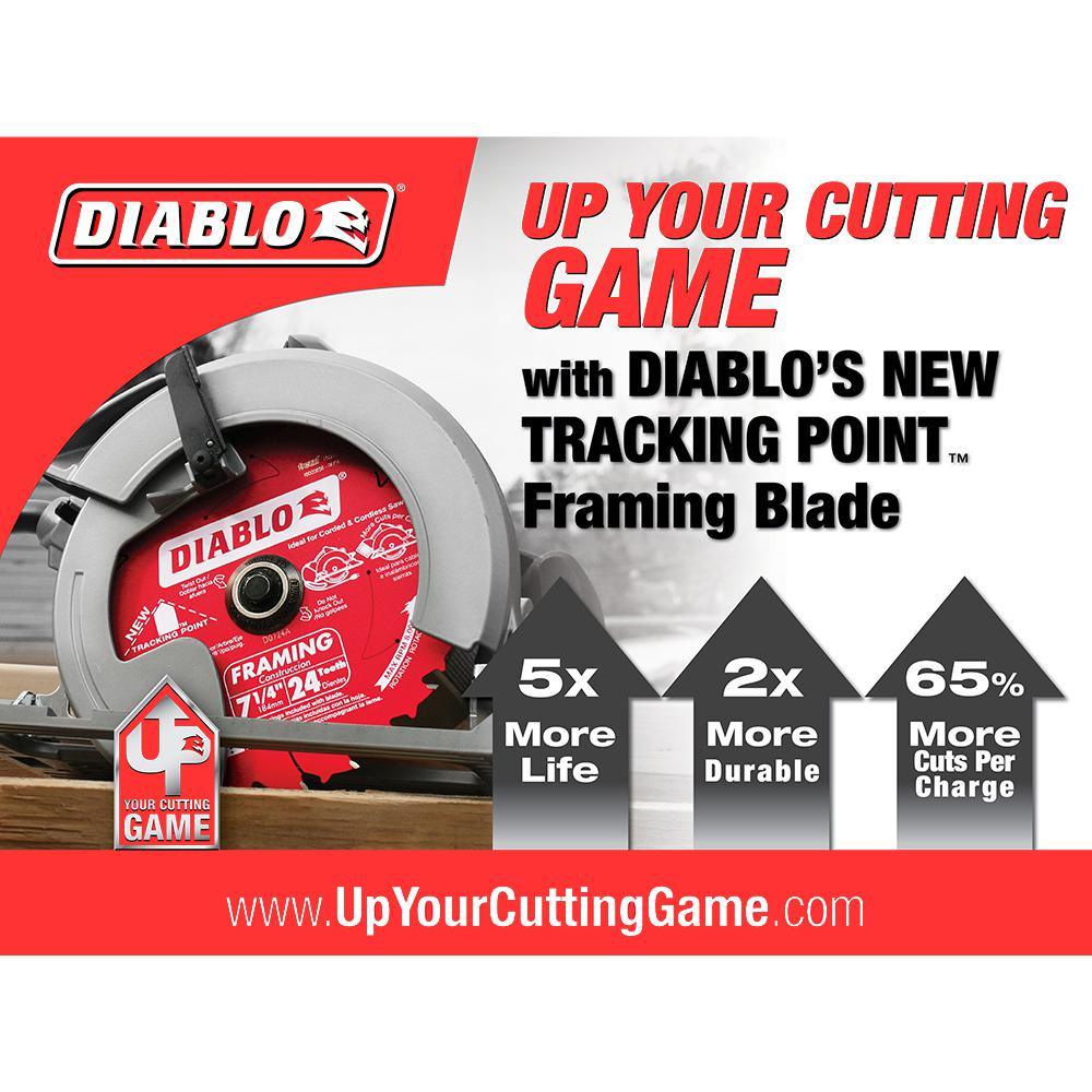 7-1/4 in. x 24-Teeth Tracking Point Framing Saw Blade - Super Arbor