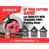 7-1/4 in. x 24-Teeth Tracking Point Framing Saw Blade - Super Arbor