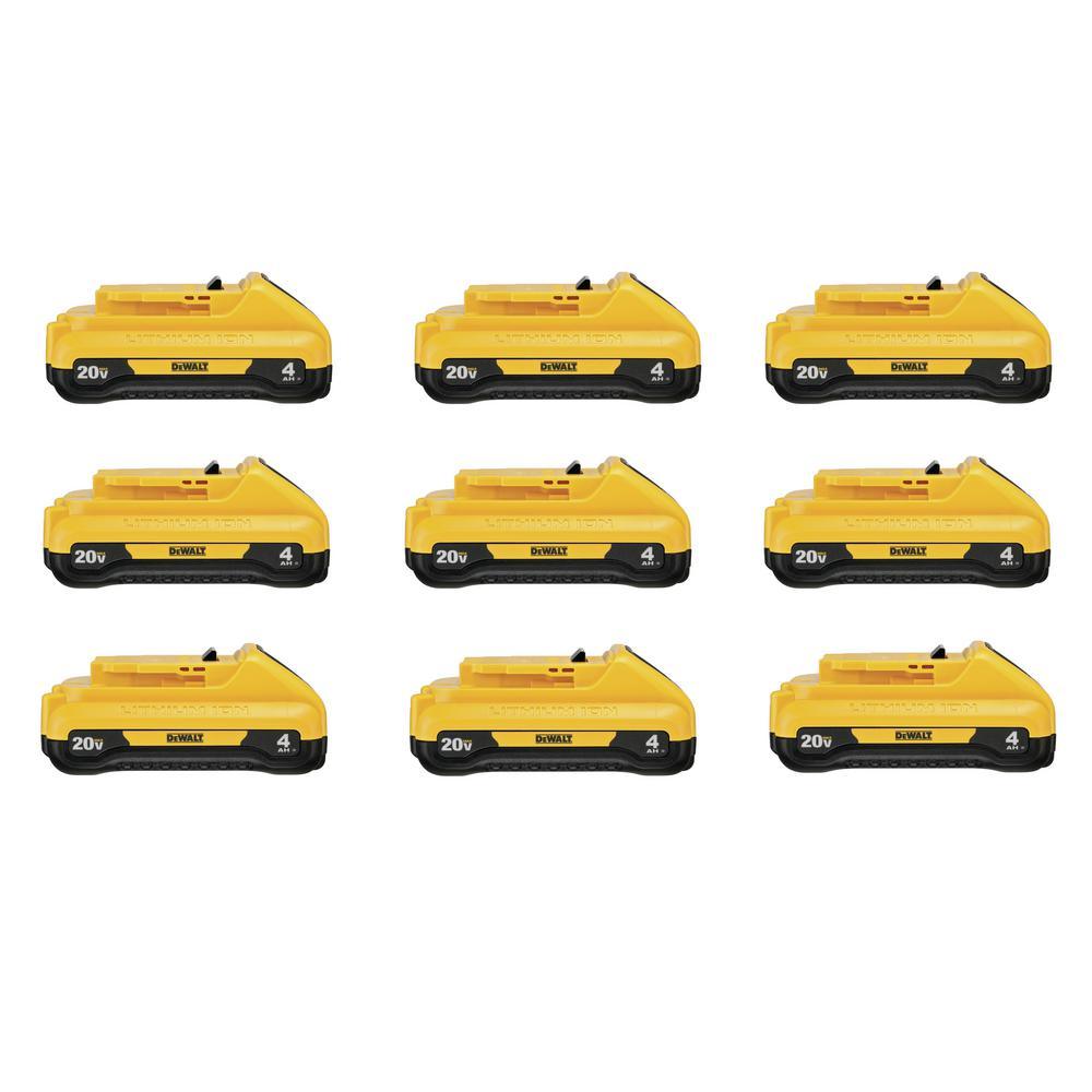 20-Volt MAX Compact Lithium-Ion 4.0Ah Battery Pack (6-Pack) - Super Arbor
