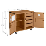 44 in. 4-Drawer Rolling Work Bench - Super Arbor