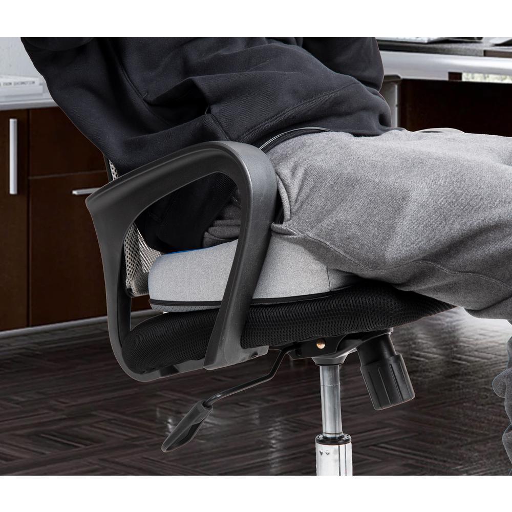 Blue Ergonomic Gel Seat Cushion - Super Arbor