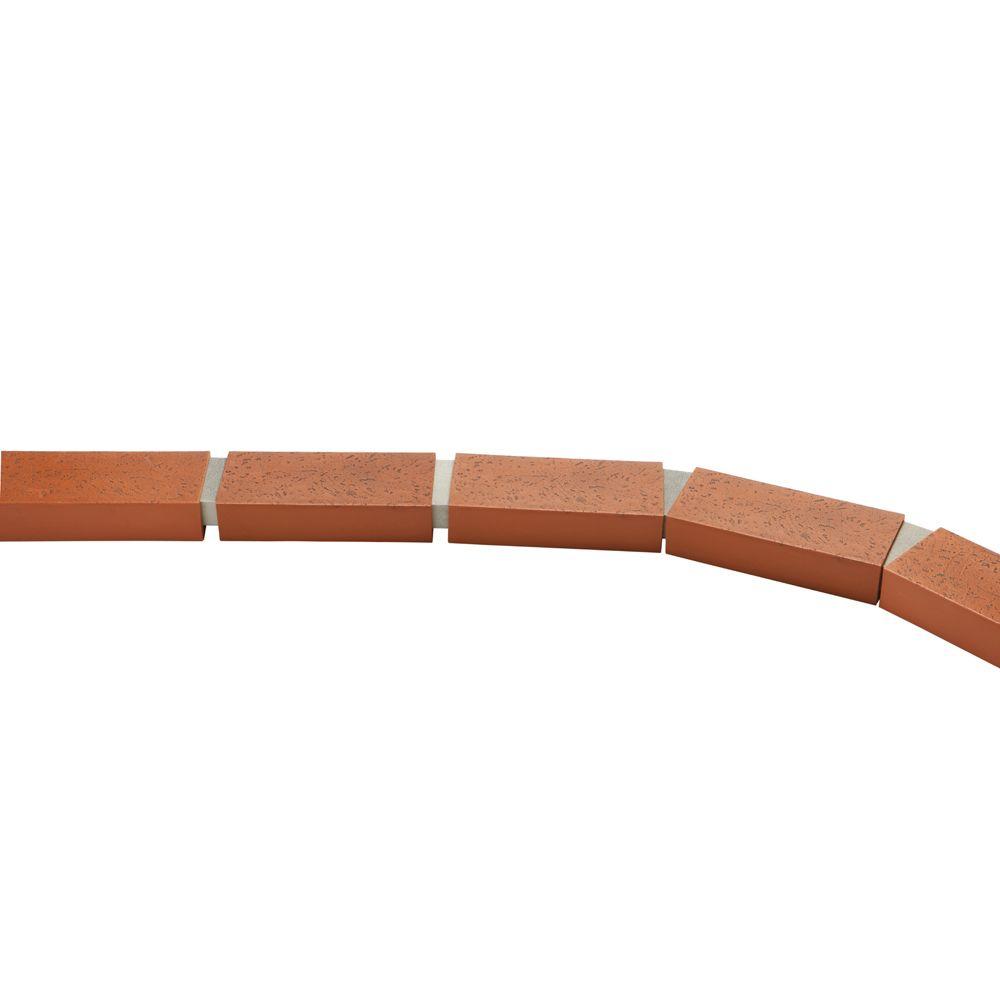 Argee 25 ft. Decorative Plastic Brick Edging - Super Arbor
