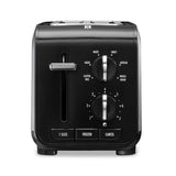 Expert Toast 900 W 2-Slice Black and Stainless Steel Wide Slot Toaster