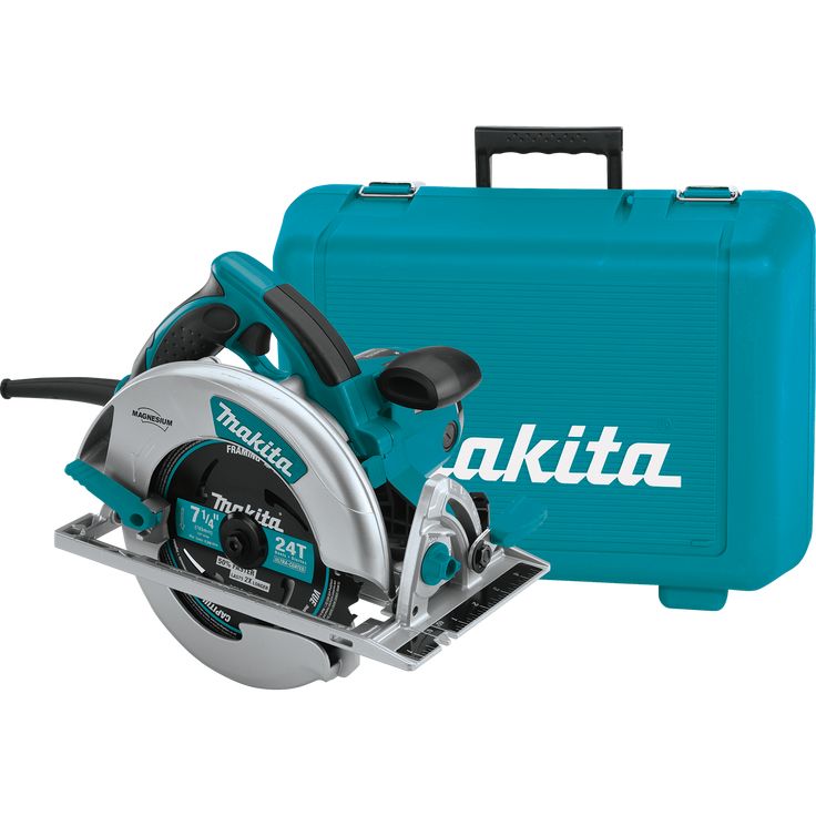 15 Amp 7-1/4 in. Lightweight Magnesium Circ Saw with bonus 3-1/2 in. 21-Degree Pneumatic Full Round Head Framing Nailer