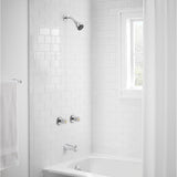 Aragon WaterSense 2-Handle 1-Spray Tub and Shower Faucet in Chrome (Valve Included) - Super Arbor