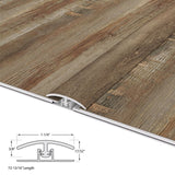 CALI Mute Step Redefined Pine 0.56-in T x 1.25-in W x 72-in L Vinyl T-moulding