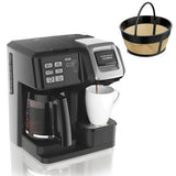 Hamilton Beach Hamilton FlexBrew 12-Cup Black Residential Drip Coffee Maker