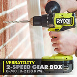 18-Volt ONE+ Lithium-Ion Cordless Brushless 1/2 in. Hammer Drill/Driver Kit with 4.0Ah LITHIUM+ Battery, Charger and Bag