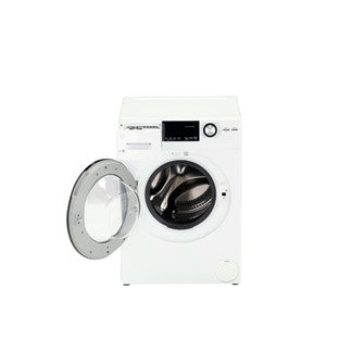 GE 2.4 cu. ft. High-Efficiency Stackable Front-Load Washer with Steam, White, ENERGY STAR (GFW148SSMWW)