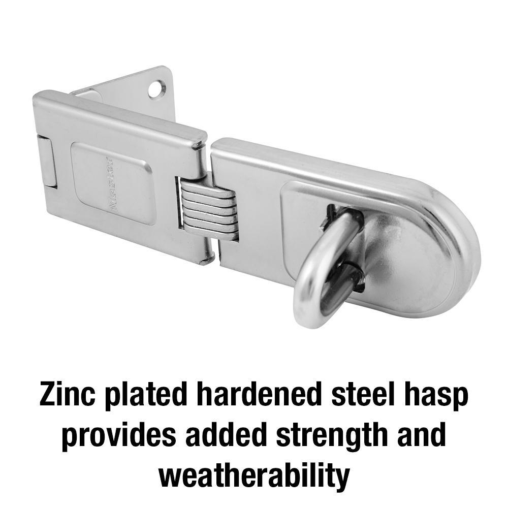 6-1/4 in. Single Hinge Hasp Lock - Super Arbor