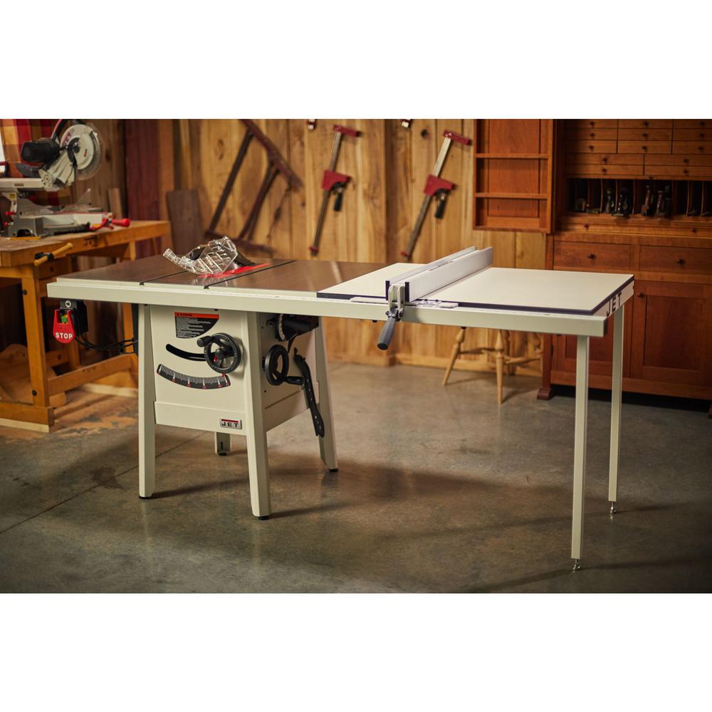 ProShop II 10 in. Table Saw with 52 in. Rip Cast Wings JPS-10 - Super Arbor