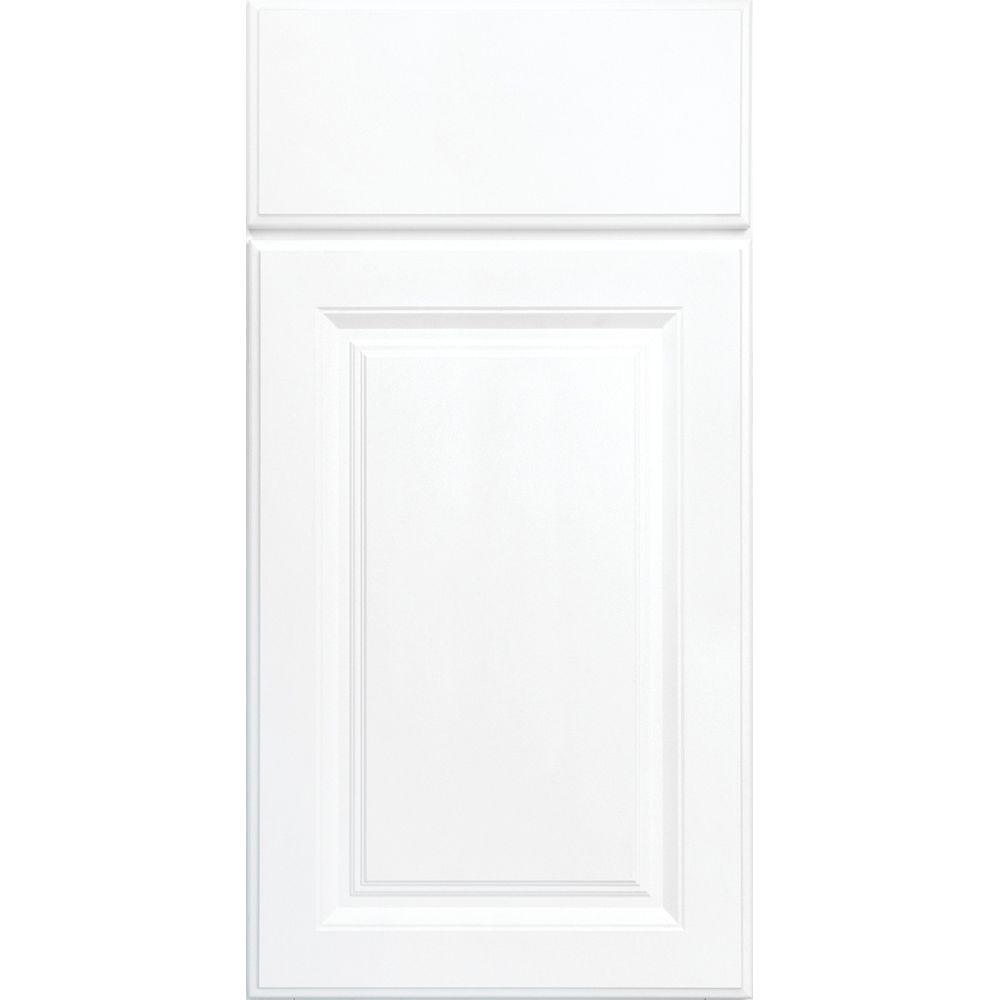 Hampton Assembled 36x34.5x24 in. Base Kitchen Cabinet with Ball-Bearing Drawer Glides in Satin White