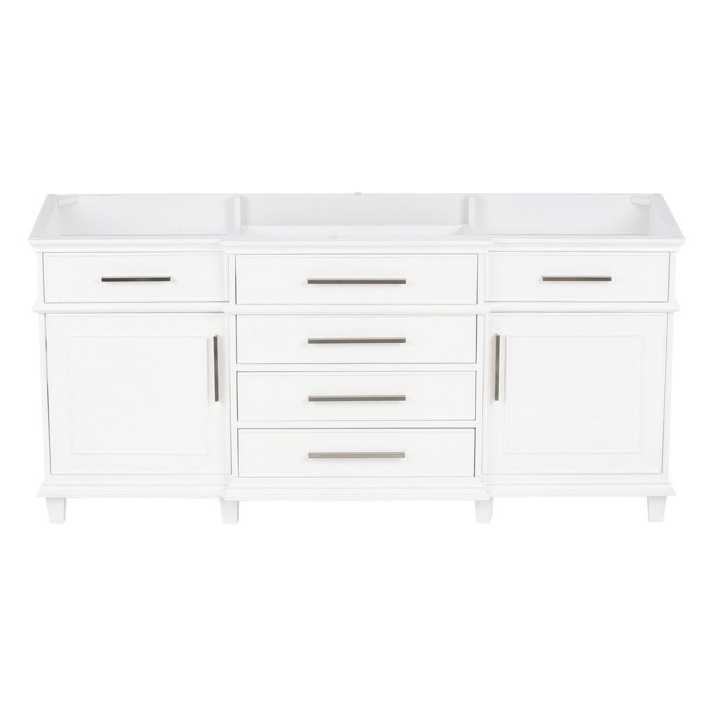 Berkeley 48 in. Vanity Cabinet Only in White - Super Arbor