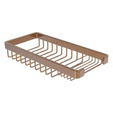 Allied Brass Rectangular Combination Shower Basket in Venetian Bronze