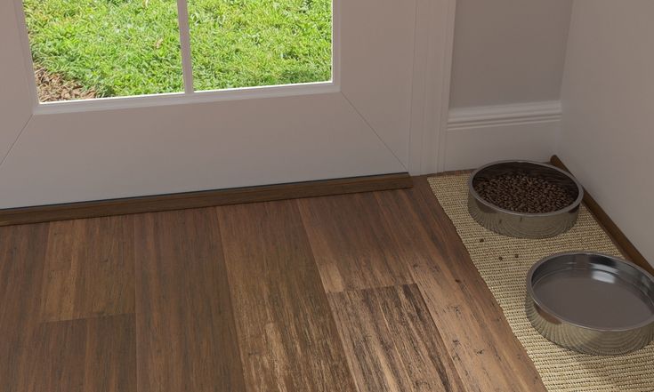 CALI Bamboo Antique Java 0.37-in T x 2.13-in W x 72-in L Solid Wood Threshold