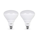 Feit Electric 65-Watt Equivalent BR40 Dimmable CEC Title 24 Compliant LED Energy Star 90+ CRI Flood Light Bulb, Soft White (2-Pack)