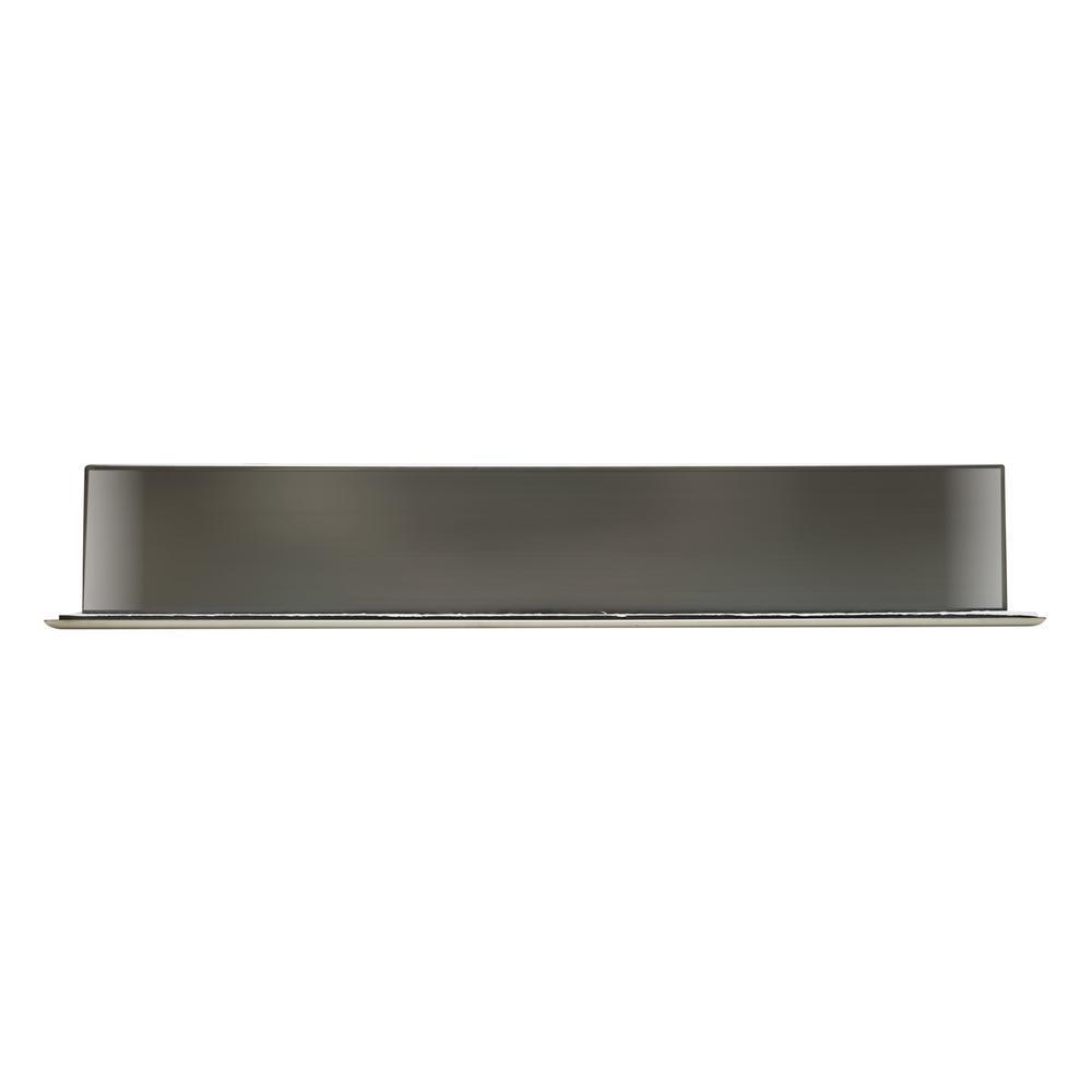 24 in. x 12 in. x 4 in. Niche in Brushed Stainless Steel - Super Arbor