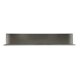 24 in. x 12 in. x 4 in. Niche in Brushed Stainless Steel - Super Arbor