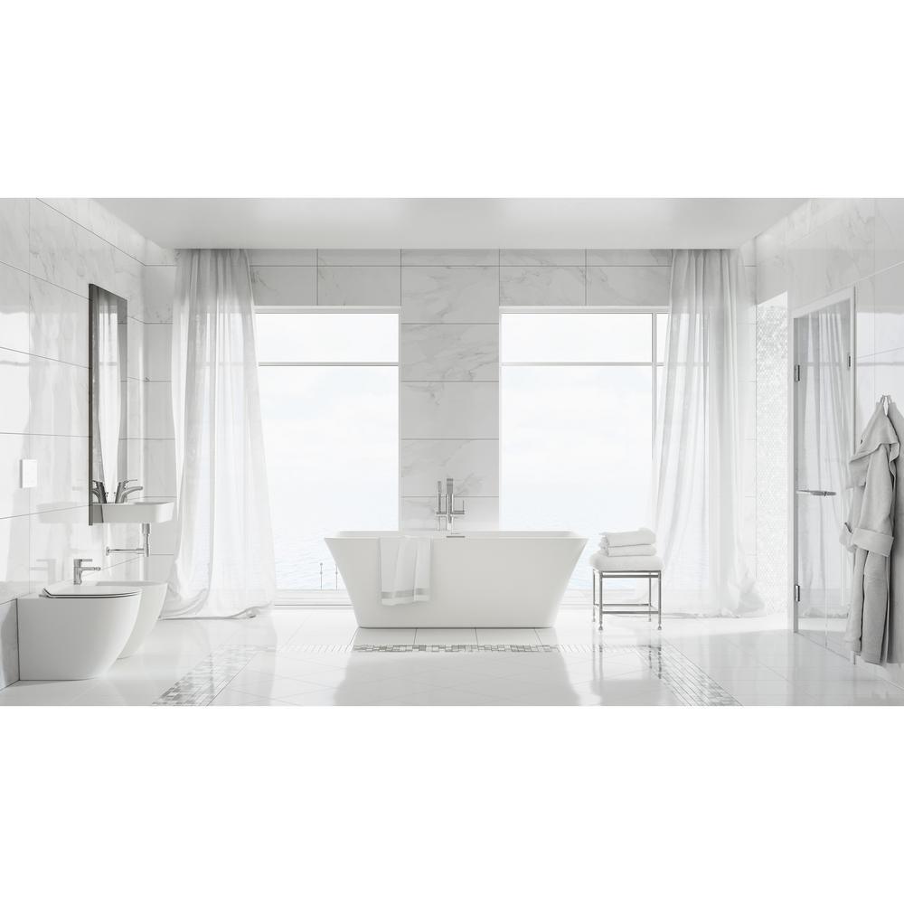 St. Tropez Elongated Toilet Bowl Only in Glossy White - Super Arbor