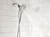 Darcy Single-Handle 5-Spray Tub and Shower Faucet with Curved Shower Rod in Spot Resist Brushed Nickel (Valve Included)