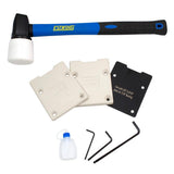 Pneumatic 18-Gauge L-Cleat Flooring Nailer with Fiberglass Mallet and Padded Bag - Super Arbor