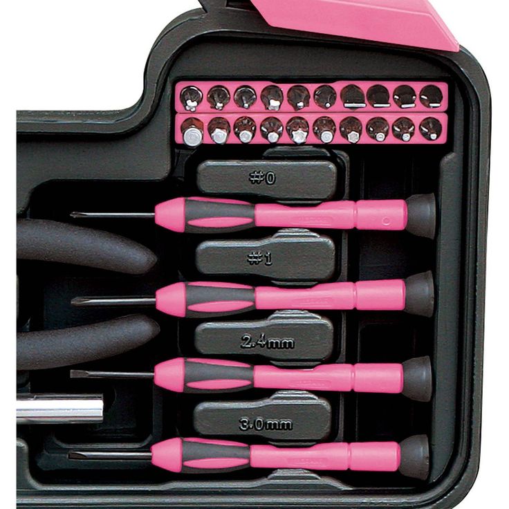 Apollo DT9706P 39-Piece Tool Set, Pink