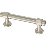 Classic Octagon 6-5/16 in. (160 mm) Champagne Bronze Drawer Pull - Super Arbor