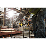 FLEXVOLT 60-Volt Lithium-Ion Cordless 9 in. Construction Saw w/ (2) FLEXVOLT Batteries, Bonus 4-1/2 in. Angle Grinder - Super Arbor