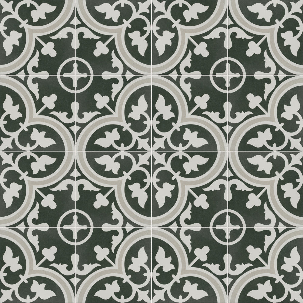 Merola Tile Arte Due Encaustic 9-3/4 in. x 9-3/4 in. Porcelain Floor and Wall Tile (11.11 sq. ft. / case)
