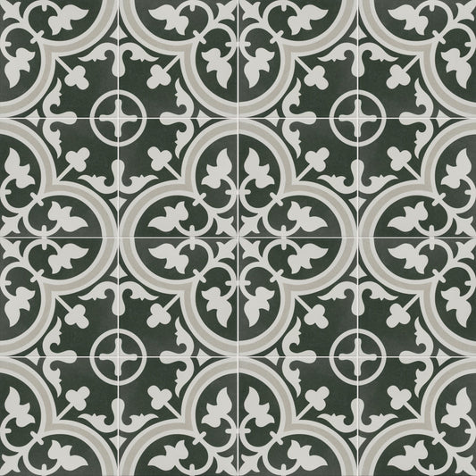 Merola Tile Arte Due Encaustic 9-3/4 in. x 9-3/4 in. Porcelain Floor and Wall Tile (11.11 sq. ft. / case)