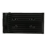 Reliant Large, Locking, Post Mount Mailbox, Black - Super Arbor