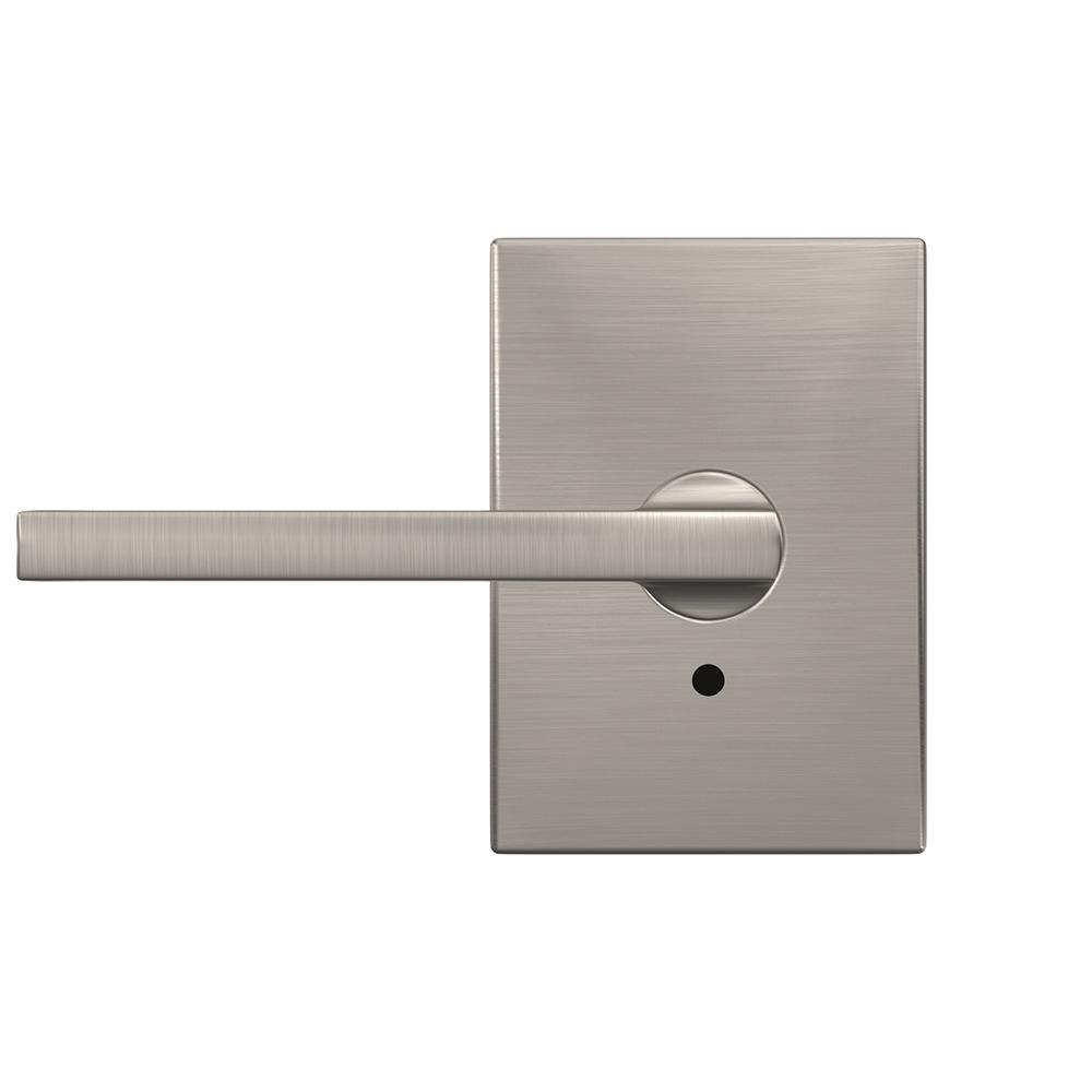 Custom Latitude Satin Nickel Century Trim Dummy Door Lever (2-pack) - Super Arbor