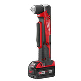 M18 18-Volt Lithium-Ion Cordless 3/8 in. Right Angle Drill Kit W/(1) 3.0Ah Batteries, Charger, Hard Case - Super Arbor