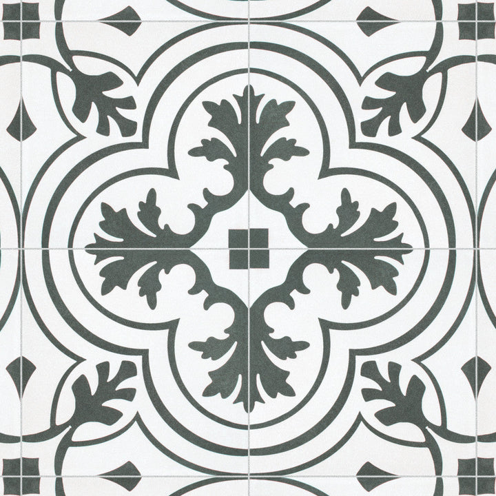 Merola Tile Twenties Vintage Encaustic 7-3/4 in. x 7-3/4 in. Ceramic Floor and Wall Tile (11.11 sq. ft. / case)