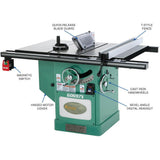 12 in. 7-1/2 HP 3-Phase Extreme Series Left-Tilt Table Saw - Super Arbor