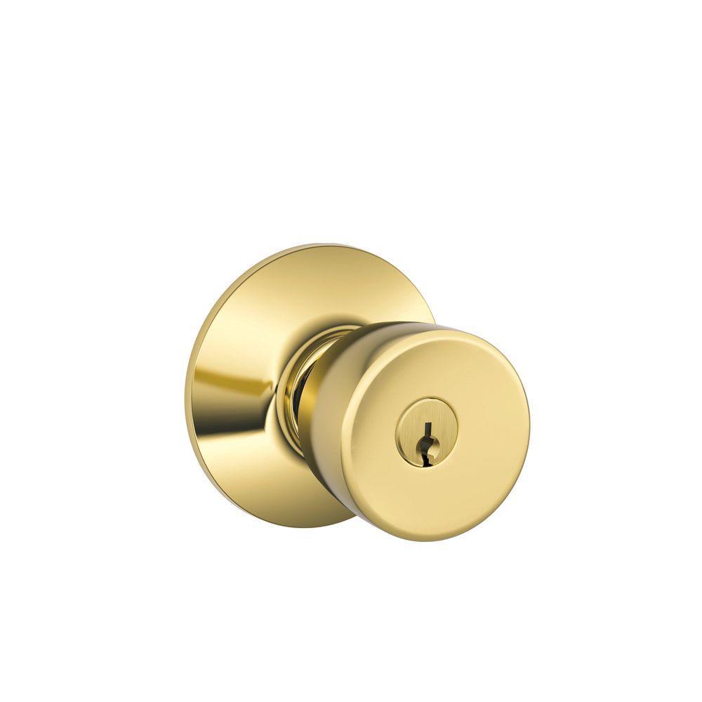 Bell Satin Chrome Keyed Entry Door Knob - Super Arbor