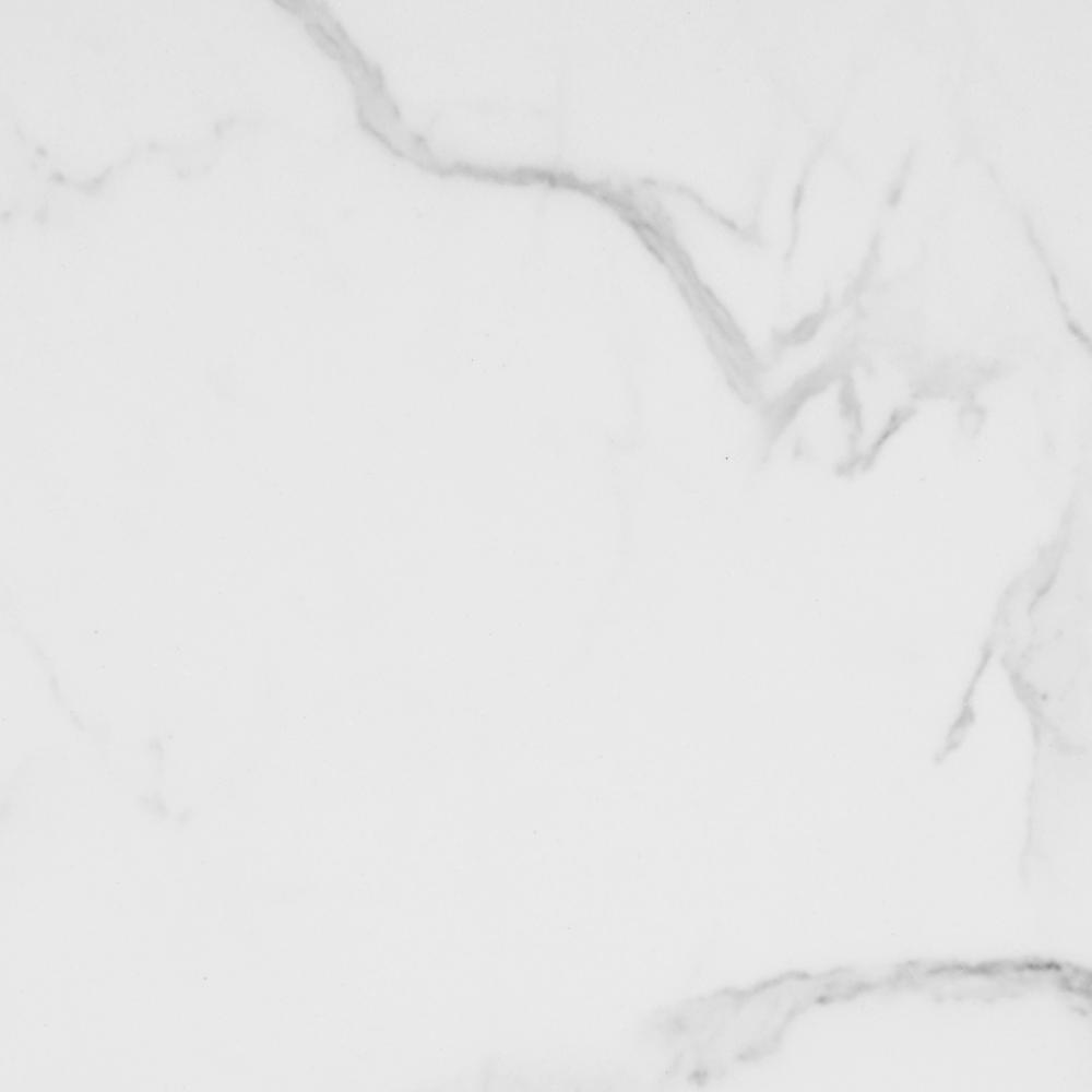 61 in. W x 22 in. D x 0.75 in. H Engineered Marble Vanity Top in Calacatta White with White Basin - Super Arbor