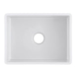 Olde London Farmhouse Fireclay 27 in. Single Bowl Kitchen Sink with Grid with Grid and Strainer - Super Arbor
