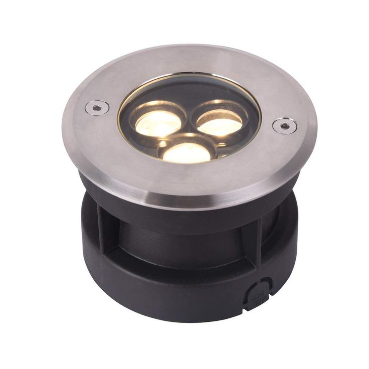 3-Watt Stainless Steel Outdoor Integrated LED 3000K In-Ground Landscape Path Light